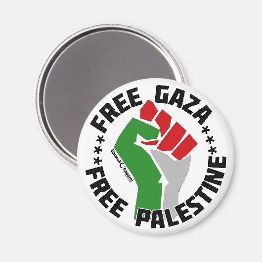 Gratis-Gazastreifen Magnet (Vorderseite/Rückseite)