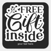 Gratis Geschenk im Aufkleber (Vorderseite)