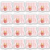 Gratis Geschenk Niedlich Weihnachten Lebkuchen Man Aufkleber (Vorderseite)