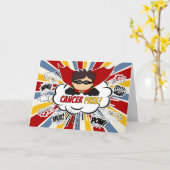 Gratis Herzlichen Glückwunsch Boys Red Superhero Karte (Gelbe Blume)