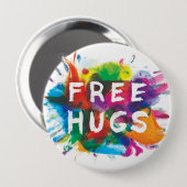 GRATIS HUGS! BUTTON (Vorne & Hinten)