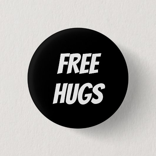 GRATIS HUGS BUTTON (Vorderseite)