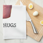 GRATIS HUGS! Crazy cactus lady Geschirrtuch (Viertel Falte)