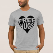Gratis-Hugs mit Herz T-Shirt (Vorderseite)