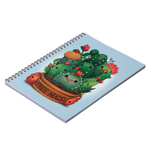 Gratis-Hugs-Sukkulente Notizblock (Linke Seite)