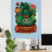 Gratis-Hugs-Sukkulente Poster (Heimbüro)