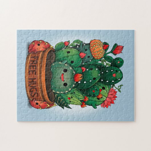 Gratis-Hugs-Sukkulente Puzzle (Horizontal)