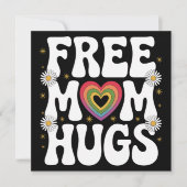 Gratis Mama Hug Transgender Lesben Gay LGBT Prix Einladung (Vorderseite)