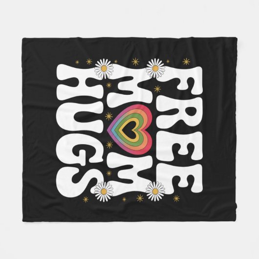 Gratis Mama Hug Transgender Lesben Gay LGBT Prix Fleecedecke (Vorderseite (Horizontal))