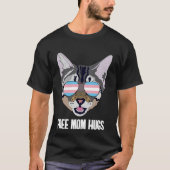 Gratis Mama Hugs Funny Cat Trans Pride Pullover Ho (Vorderseite)