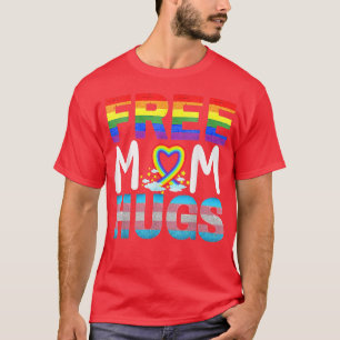 Gratis Mama Hugs Gay Heart LGBT Preis Monat für Me T-Shirt