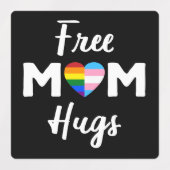 Gratis Mama Hugs II - Rainbow Gay Trans Pride Etiketten (Design 2)