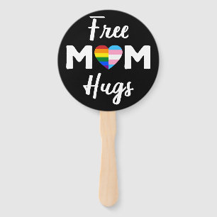 Gratis Mama Hugs II - Rainbow Gay Trans Pride Fächer