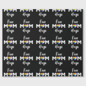 Gratis Mama Hugs II - Rainbow Gay Trans Pride Geschenkpapier (Flach)