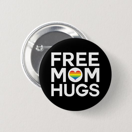 Gratis-Mama-Hugs-LGBTQ Button (Vorne & Hinten)