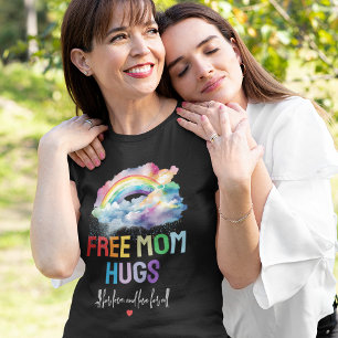 Gratis Mama Hugs LGBTQ Pride Rainbow T-Shirt