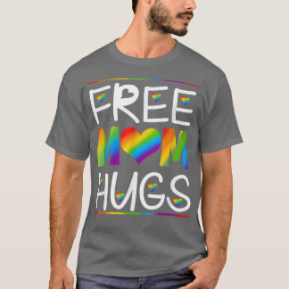 Gratis Mama Hugs Pride LGBT Monat T-Shirt