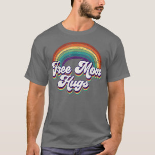 Gratis Mama Hugs T Rainbow LGBT T-Shirt