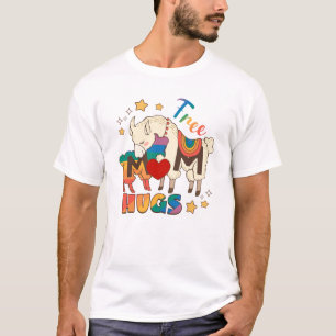 Gratis Mama - Rainbow Sheep LGBTQ Pride Hug T-Shirt
