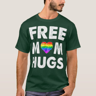 Gratis-Mama-Shirt, Gratis-Mama-Hugs-Regenbogenschw T-Shirt