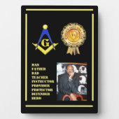 Gratis Mason Vater Fotoplatte (Vorderseite)