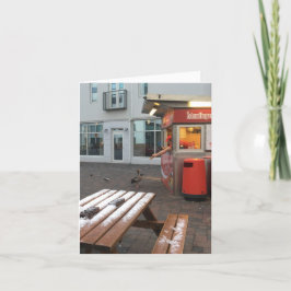 Gratis-Mittagessen danke notecard Karte