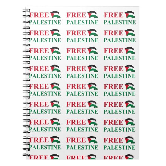 Gratis-Palestine #2-Notebook Notizblock (Vorderseite)