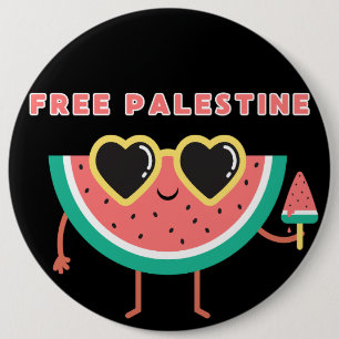 Gratis Palestine Watermelon Palästina niedlich far Button