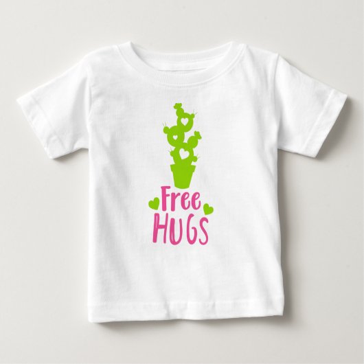Gratis-Schläger, Kakteen, Sukkulente, Pflanze, Her Baby T-shirt (Vorderseite)