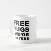 Gratis-Schläger und Gebete Christliche Tasse Reise (Vorderseite Links)