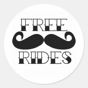 Gratis-Schnupperfahrten Runder Aufkleber