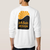 Gratis-Sweatshirt, weiß Sweatshirt (Rückseite)