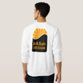 Gratis-Sweatshirt, weiß Sweatshirt (Schwarz voll)