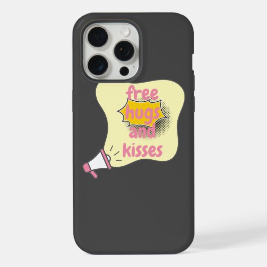 gratis Umarmungen und Küsse iPhone Hülle (Rückseite)