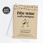 Gratis Weinprobe Funny Adult Geburtstagsparty Einladung<br><div class="desc">Eine lustige Einladung zum Geburtstag,  die den Rampenlicht auf.. Wein setzt! Nutzen Sie für einen Meilenstein Geburtstag wie Ihren 21.,  30.,  40.,  50.,  60.,  70. oder sogar 80. oder nutzen Sie ihn für jeden anderen Geburtstag. Weintoastkunst wird von Hand gezeichnet.</div>