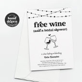 Gratis Wine Funny Weinlust Brautparty Einladung