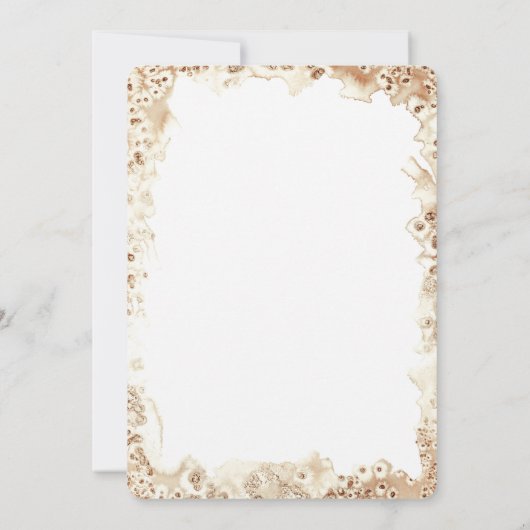 Gratisbier | Rustikales Funny Non Foto Save the Da Date (Rückseite)