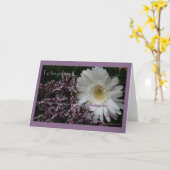 Gratisgeschenke für Inspirationsgrüßkarten Karte (Gelbe Blume)