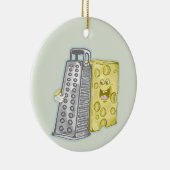 Gratiskäse mit einem großen Fastfood Keramik Ornament (Rechts)