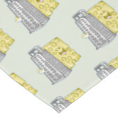 Gratiskäse mit einem großen Fastfood Kurzer Tischläufer (Ecke)