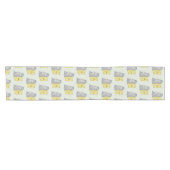 Gratiskäse mit einem großen Fastfood Kurzer Tischläufer (Horizontal)