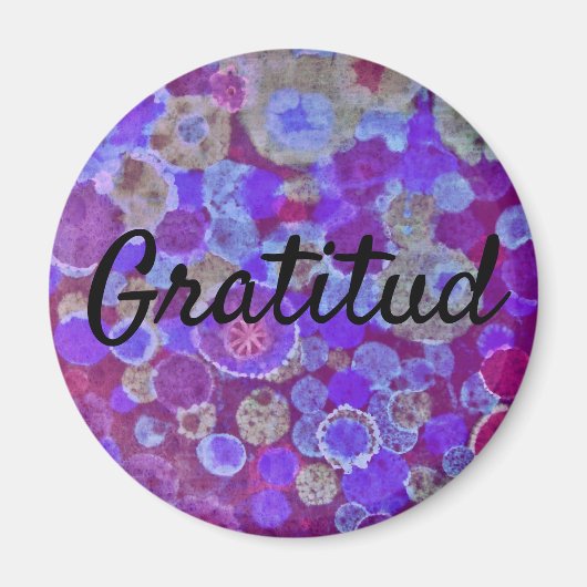 Gratitud iman magnet (Vorne)