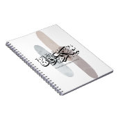 Gratitude and Appreciation Arabic Calligraphy art  Notizblock (Rechte Seite)