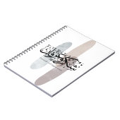 Gratitude and Appreciation Arabic Calligraphy art  Notizblock (Linke Seite)