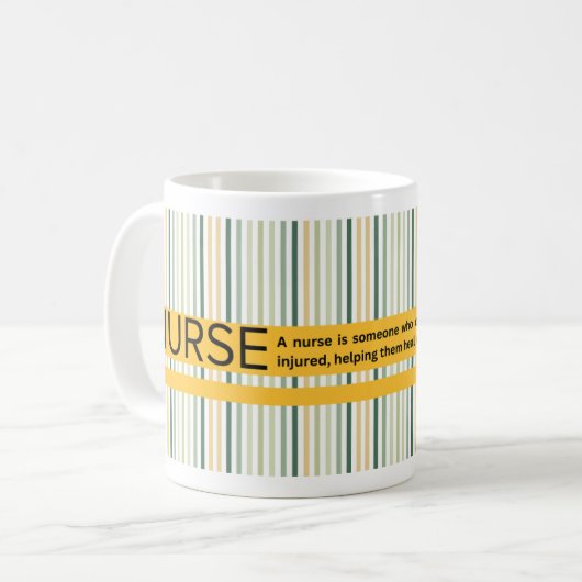 Gratitude for a Nurse Kaffeetasse (Vorderseite Links)