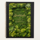 Gratitude & Goals Green Moss Mindfulness Planer (Vorderseite)