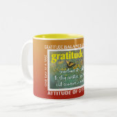 gratitude inspiration jigsaw puzzle zweifarbige tasse (Vorderseite Links)