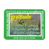 gratitude inspirational magnet (Horizontal)