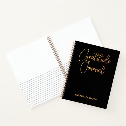 Gratitude Journal I Modern Calligraphy Notebook Notizblock (Innenseite)