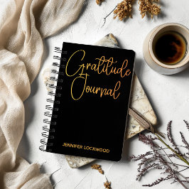 Gratitude Journal I Modern Calligraphy Notebook Notizblock